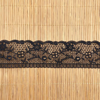 18 Yards x 4.5cm Width Eyelet Floral Embroidery Polyester Thread Lace Ribbon Lace Tape