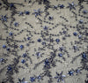 120cm Width x 95cm Length Sequined Stars Embroidery Lace Fabric