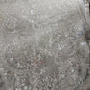 130 Width x 95cm Length  luxury Vintage European Style Sequin and Beads Floral Embroidery Lace Fabric