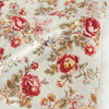 150cm Width x 95cm Length Vintage Peony Flower Print Cotton  Fabric