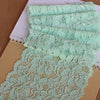 15cm Width x 190cm Length 2021 Spring Premium Floral Embroidery Lace Fabric Trim