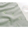 150cm Width x 95cm Length Premium Floral Embroidery Autumn and Winter Soft Woolen Coat Fabric