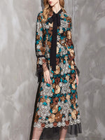 130cm Width x 95cm Length Premium Vintage Floral Embroidery Lace Fabric Black