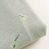 150cm Width x 95cm Length Premium Floral Embroidery Autumn and Winter Soft Woolen Coat Fabric