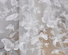 130cm Width Three-dimension Butterfly Embroidery Lace Fabric by the Yard