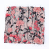 130cm Width x 95cm Length Premium Vine Rose Floral Pattern Embroidery Lace Fabric