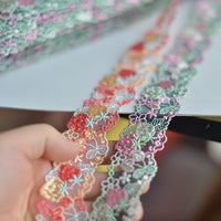 3 Yards x 3.5cm Premium Stawberry Lace Ribbon Tape