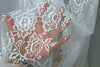 150cm Width x 300cm Length  Premium Eyelash Floral Embroidery Lace Fabric Panel