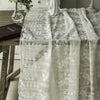 135cm Width x 90cm Length Vertical Strip  Chiffon Floral Embroidery Lace Fabric