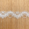 18 Yards x 4.5cm Width Eyelet Floral Embroidery Polyester Thread Tassel-like Lace Ribbon Lace Tape