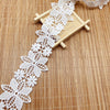 4.5 Yards of 1.8 inches Width Vintage Flower Water Soluble Lace Ribbon