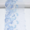 3 Yards x 18.5cm Width Beautiful Simple 3D Floral Embroidery Tulle Lace Trim