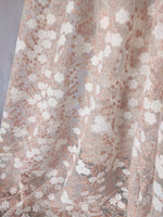 130cm Width x 95cm Length  2021 New Arrival Premium Branch Floral Embroidery Lace Fabric