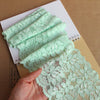 15cm Width x 190cm Length 2021 Spring Premium Floral Embroidery Lace Fabric Trim