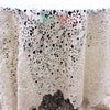 135cm Width x 90cm Length 3D Water Soluable Floral Embroidery Lace Fabric