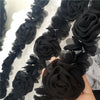 6cm Width x 190cm Length  Chiffon Floral Belt Clothing Decor Flowers