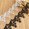 4.5 yards x 3.4cm Width Retro Golden Line Embroidery Lace Fabric Ribbon