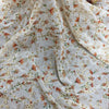 130cm Width  Chiffon Floral Embroidery Eyelet Fabric by the Yard