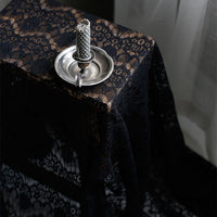 150cm Width Hollow-out Floral Embroidery Lace Fabric by the Yard