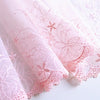 18cm Width x 450cm Length Floral Embroidery Lace Trim