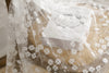 140cm Width 4-Leaf Clover Embroidery Tulle Lace Fabric by the Yard