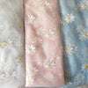140cm Width x 95cm Length Daisy Flower Embroidery Tulle Lace Fabric