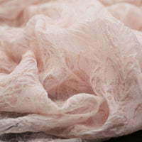 130cm Width x 95cm Length Premium Peacock Feather Chiffon Lace Fabric