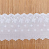 5 Yards x 10cm Width Floral Embroidery Eyelet Cotton Lace Fabric Trim