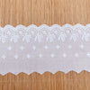 14 Yards x 10cm Width Eyelet Floral Embroidery Cotton Lace Trim Lace Tape