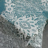 3 Yards of  11 inches Width Eyelash Floral Embroidery Lace Applique