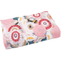 150cm Width x 95cm Length Premium Floral Embroidery Pink Lace Fabric