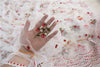 130cm Width Strawberry and Flower and Birthday Cake and Bowtie Embroidery Lace Fabric by the Yard