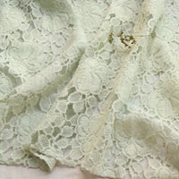 130cm Width x 95cm Premium Hollow-out Poppy Floral Embroidery Lace Fabric