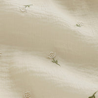 150cm Width x 95cm Length Premium Spring and Summber Rose Embroidery Chemical Fibre Fabric
