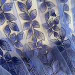 150cm Width x 95cm Length Vintage Abstract Vine Floral Embroidery Lace Fabric