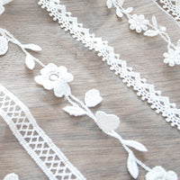 130cm Width x 100cm Length 3D Floral Embroidery Lace Fabric