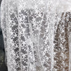 130cm Width Vine Branch Floral Embroidery Lace Fabric by the Yard