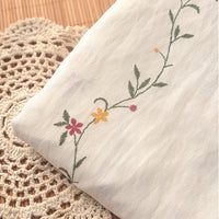 145cm Width x 90cm Length Vine Flower  Print Fabric by the Yard