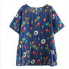 130cm Width x 95cm Length Premium Colorful Floral Print Cotton Fabric