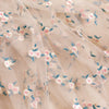 130cm Width Vintage Floral Tulle Embroidery Lace Fabric Pink