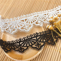 14 Yards x 2.6cm Width Retro Floral Lace Ribbon