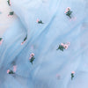 150cm Width x 95cm Length Premium Floral Embroidery Chiffon Lace Fabric