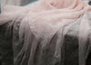 130cm Width x 95cm Length Premium Peacock Feather Chiffon Lace Fabric