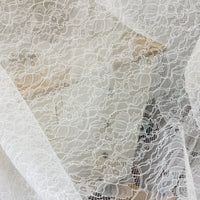 160cm Width x 90cm Length Fine Floral Embroidery Lace Fabric