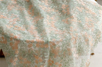 59 inches Width Premium Floral Embroidery Lace Fabric by The Yard