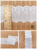 14 Yards x 5cm Width Eyelet Floral Embroidery Cotton Lace Trim Lace Tape