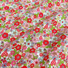 145cm Width x 95cm Length Premium Colorful Cluster Floral Print Cotton Fabric
