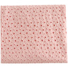 140cm Width x 95cm Length Premium Eyelet Poppy Flower Embroidery Pink  Cotton Fabric