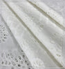 130cm Width x 90cm Geometry Floral Eyelet Cotton Lace Fabric