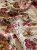 150cm Width x 95cm Length Premium Colorful Print plus Floral Embroidery Lace Fabric
